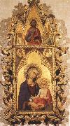Simone Martini Madonna and Child with Angels and the Saviour oil on canvas